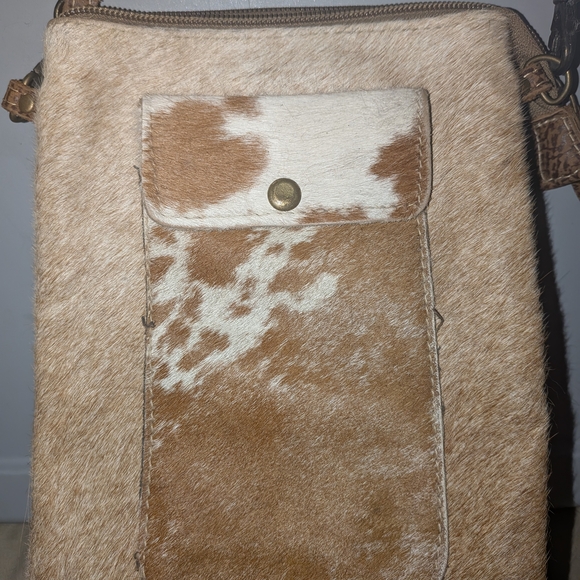 Handbags - Cowhide Crossbody Bag